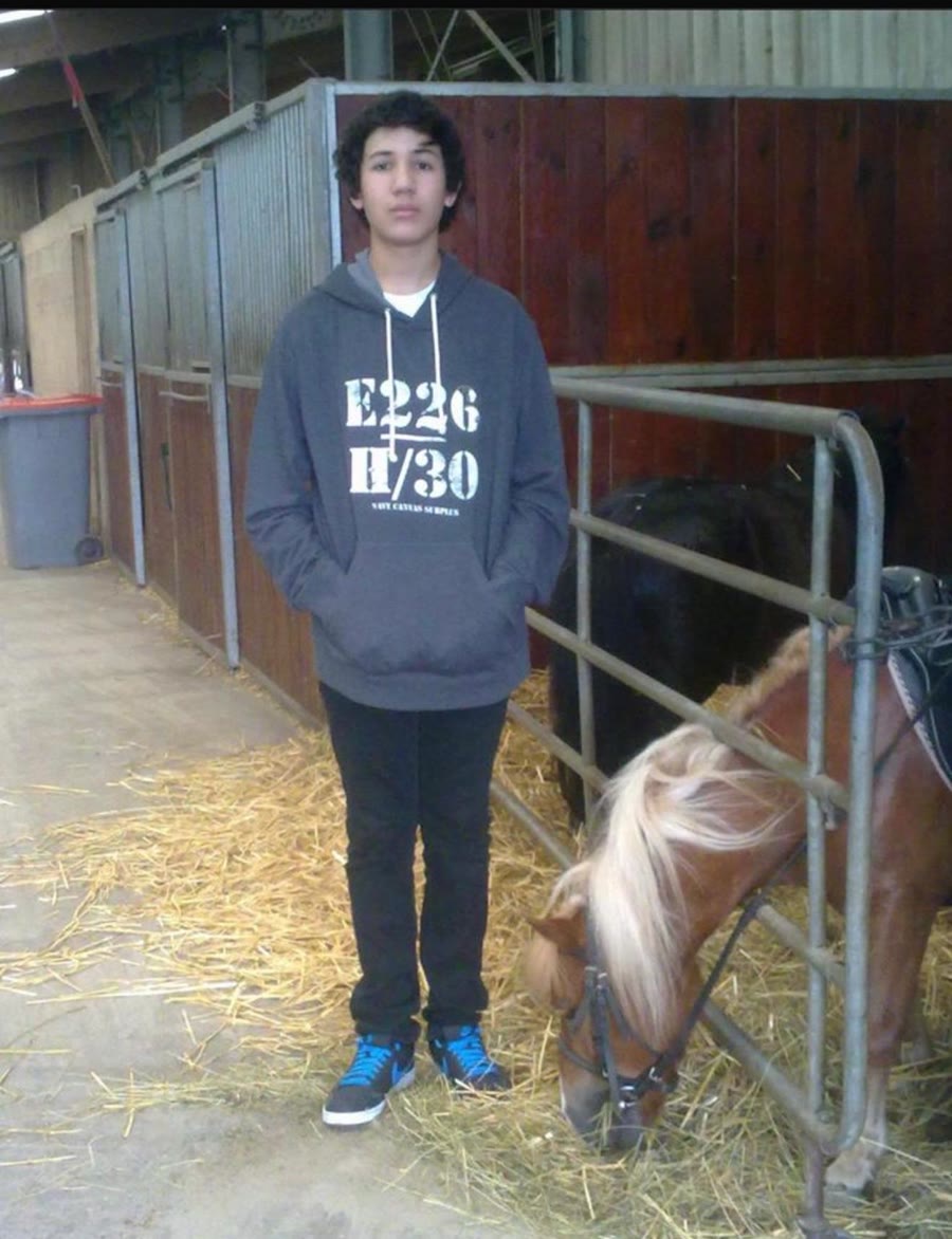 Amir adolescent en 2018, avant le trading