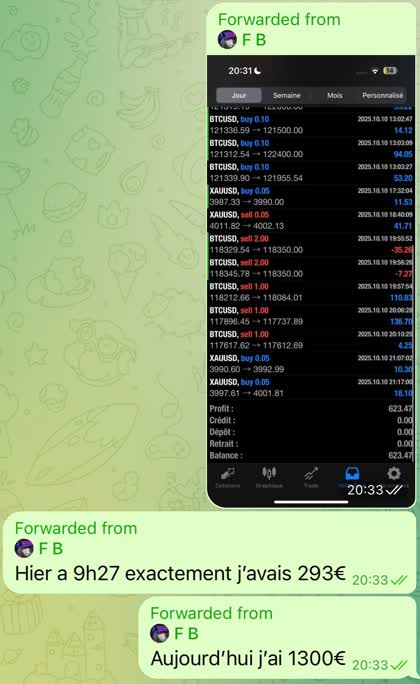Témoignage reçu par message